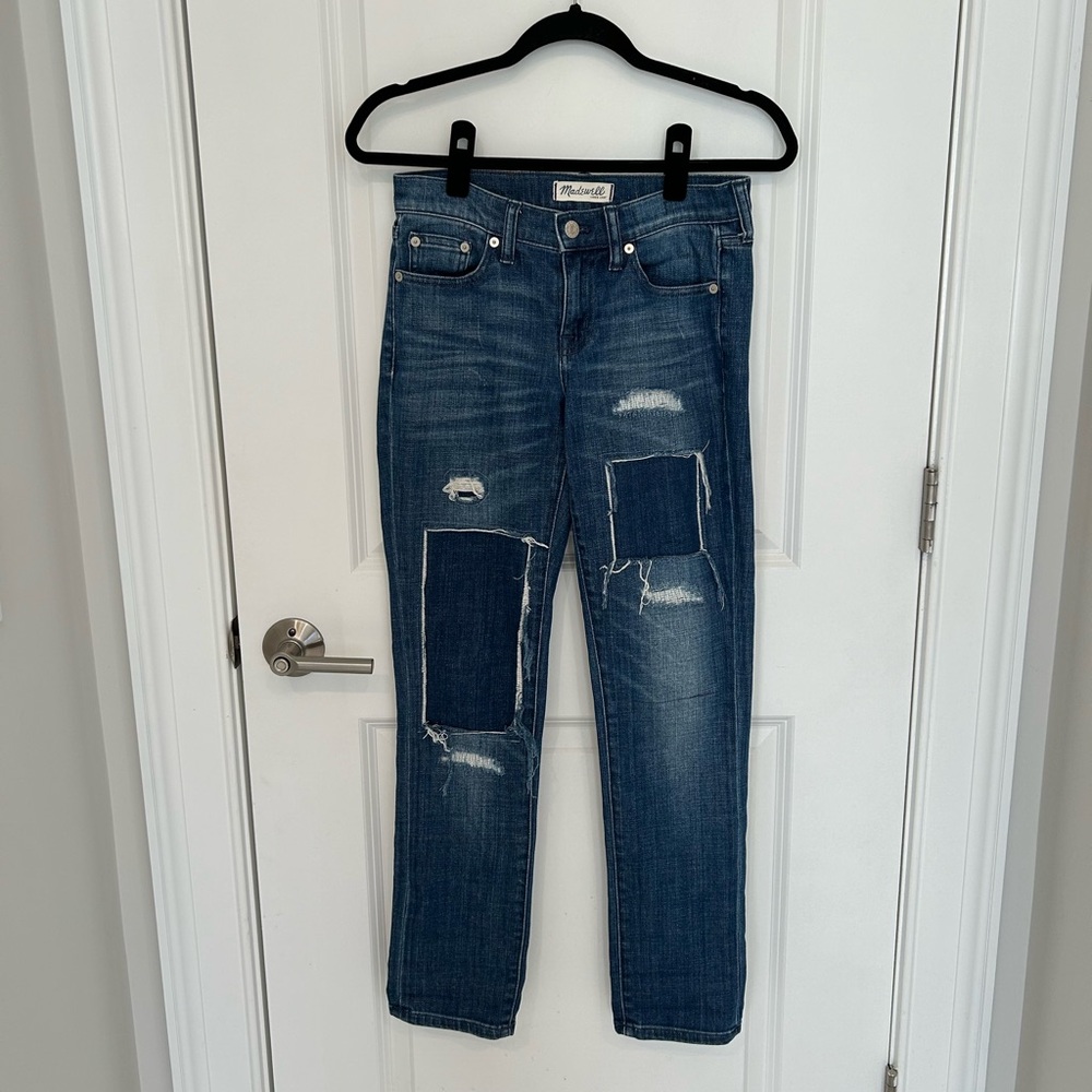 Madewell Patchwork Slim Boy Jeans - image 1